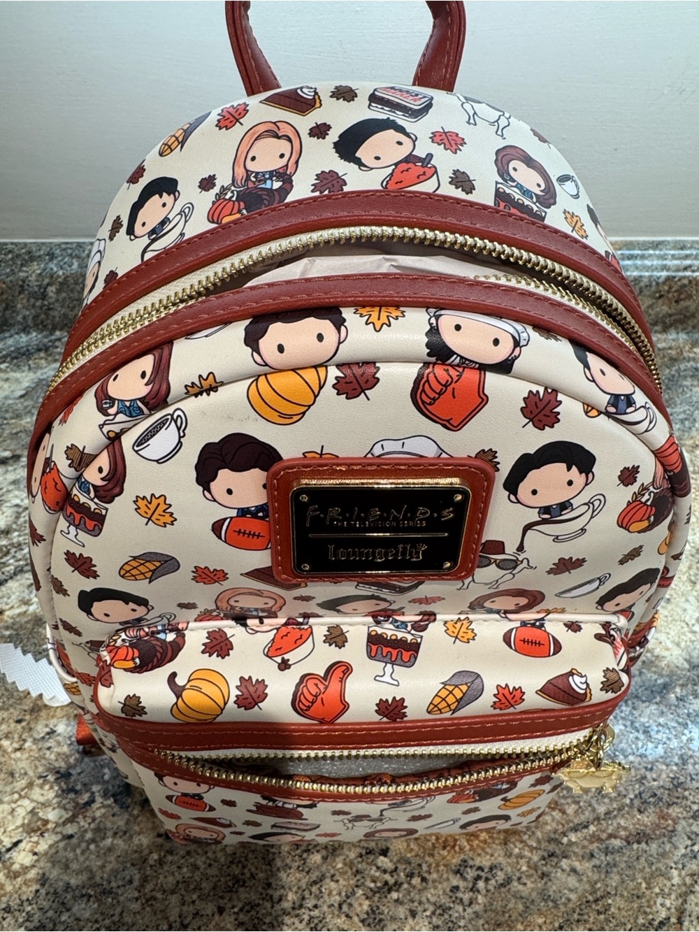 FRIENDS Loungefly BNWT Mini Backpack - Picture 5 of 8
